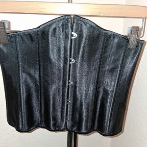 Black Satin Corset